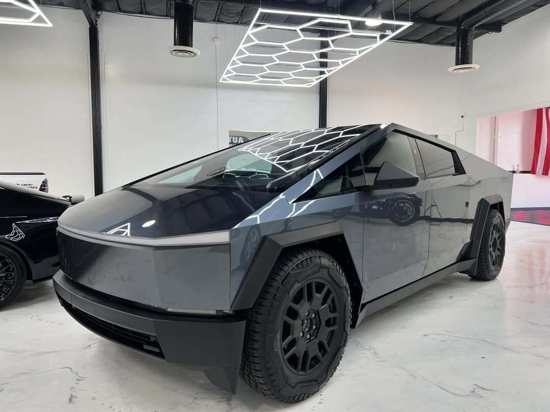 Transform Your Cybertruck with UPPF Color PPF - Byron Blue
